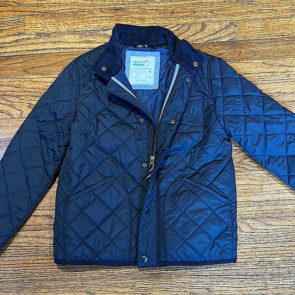 Crewcuts Navy Lightweight Quilted Jacket